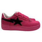 NEW Bape Sta Pink Suede Sneakers
