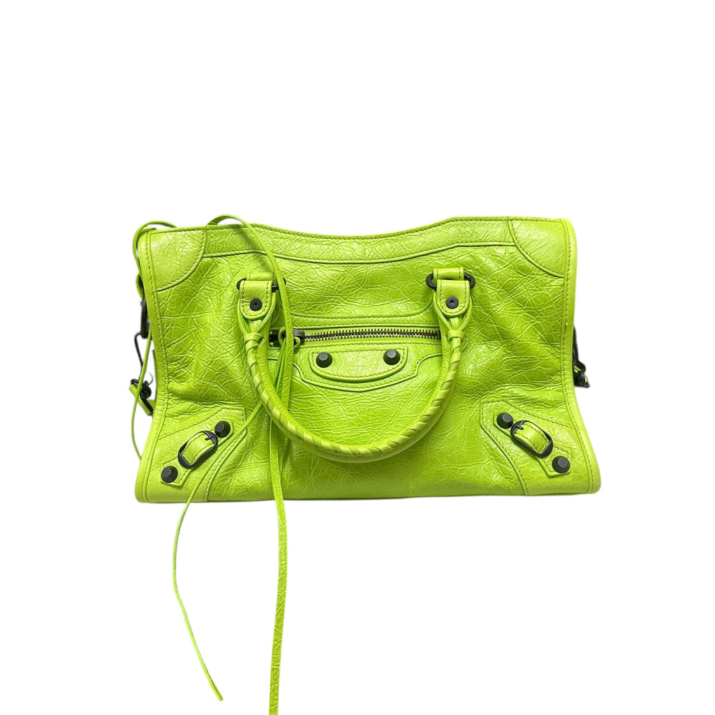 Balenciaga Green Le City Bag