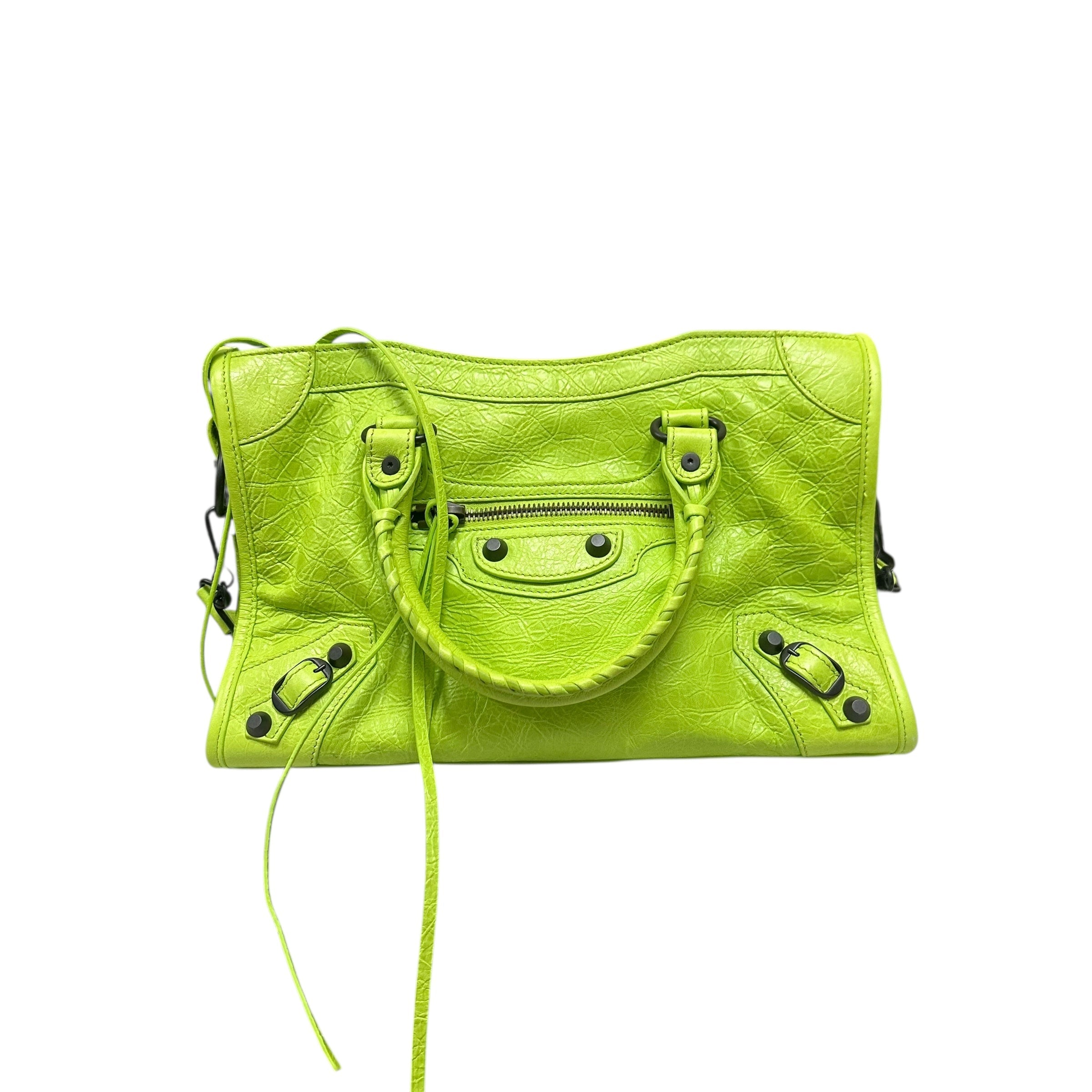 Balenciaga Green Le City Bag