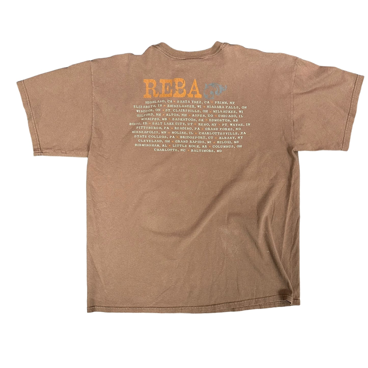 Vintage Brown Reba Tour Tee