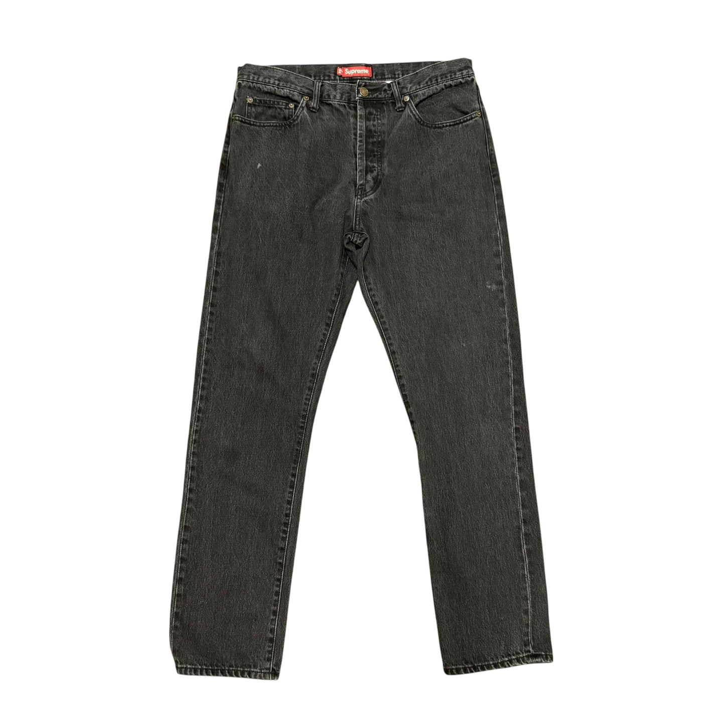 Supreme Washed Black Jeans