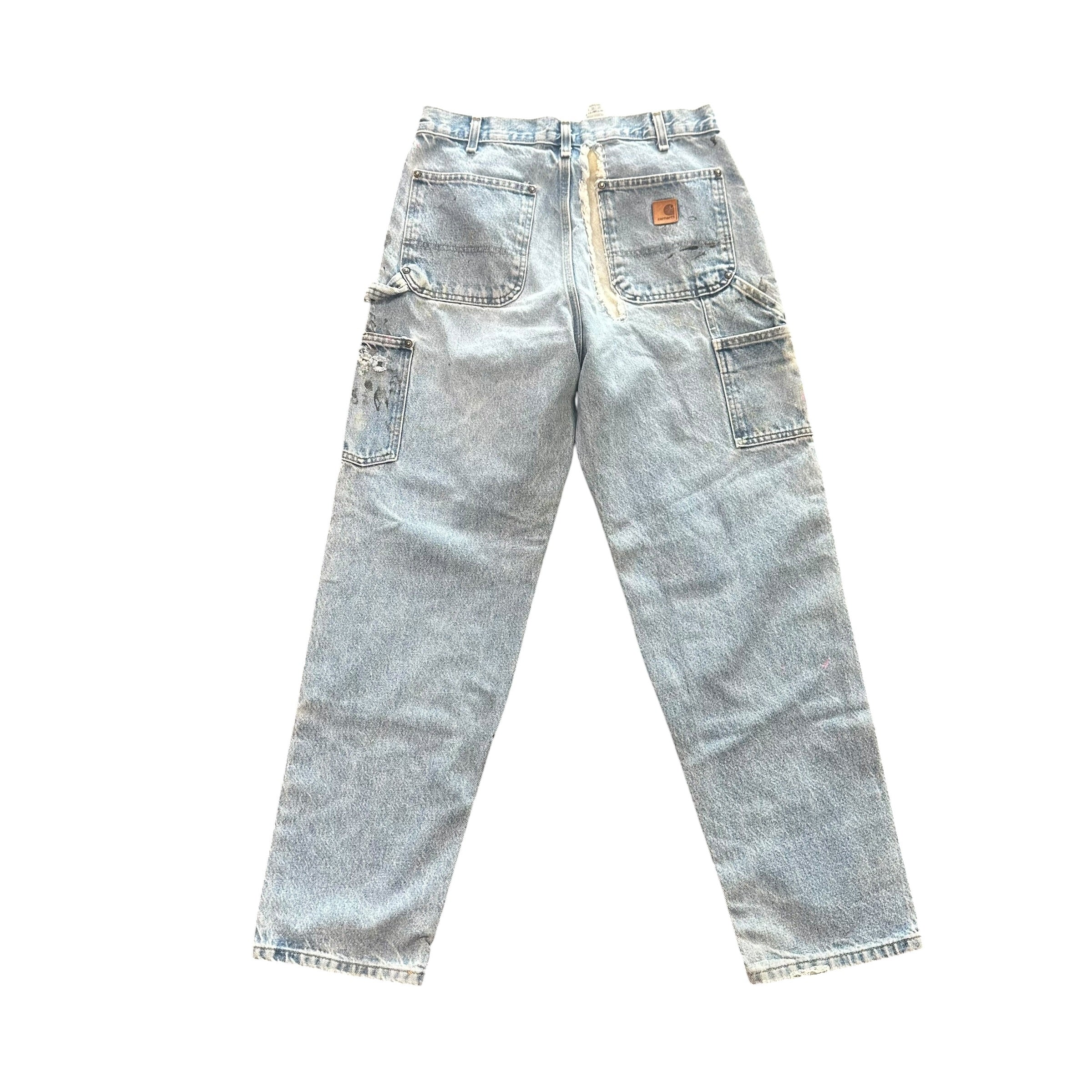 Vintage Carhartt Light Wash Double Knew