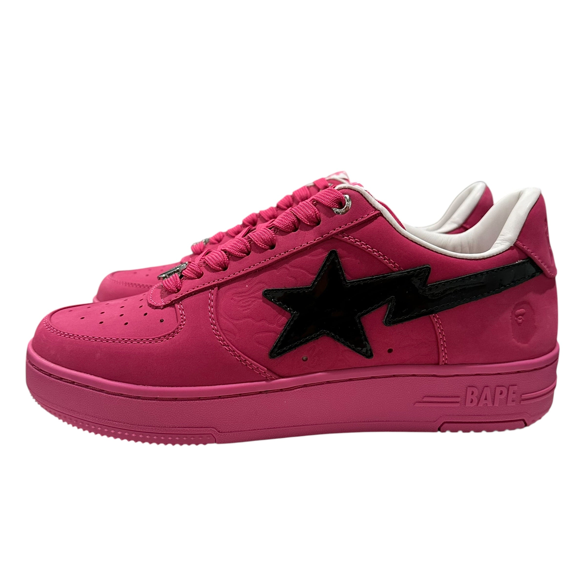 NEW Bape Sta Pink Suede Sneakers