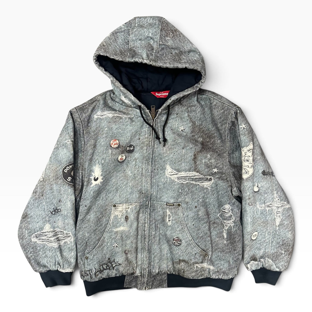 Supreme HJR Trompe L'oeil Hooded Work Jacket