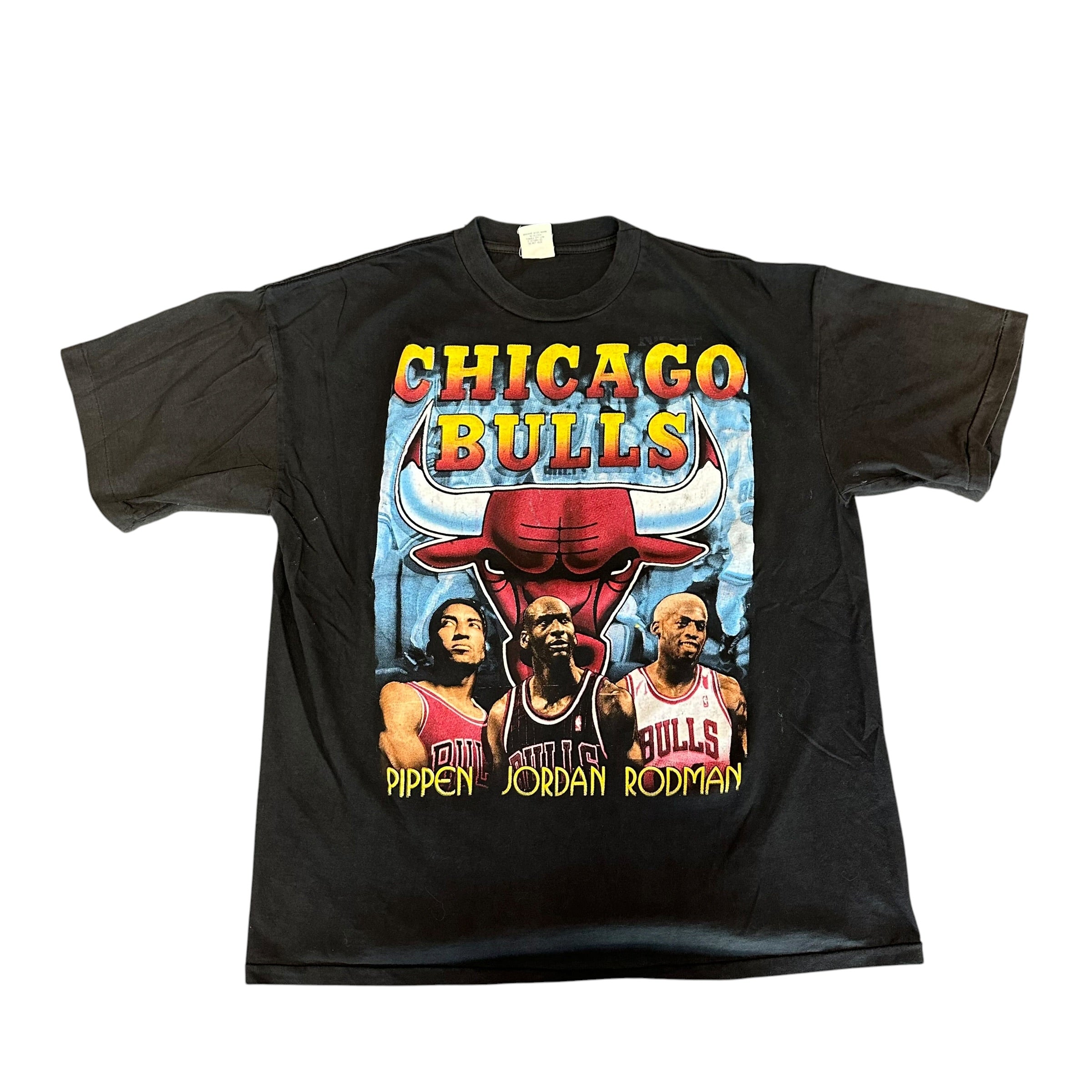 Vintage Bulls 1996 Champions Rap Tee