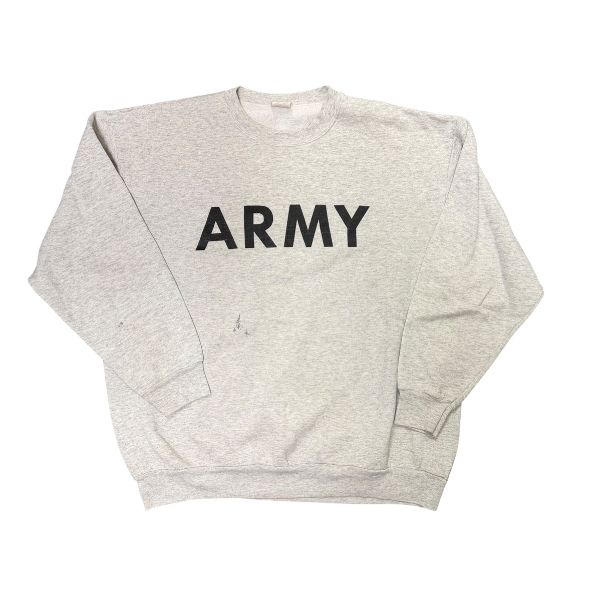 Vintage Light Grey Army Crewneck