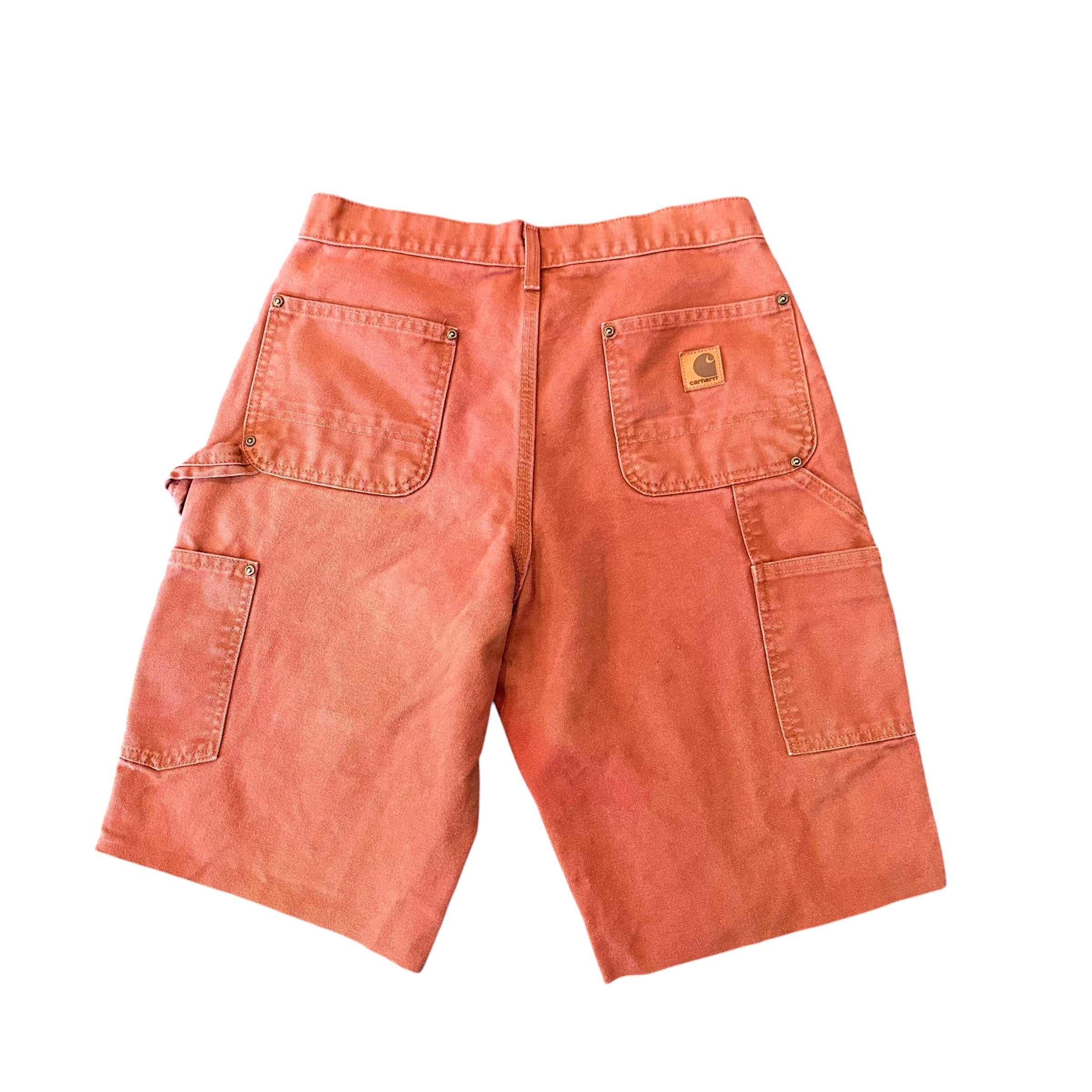 Pink Carhartt Double Knee Shorts (30)
