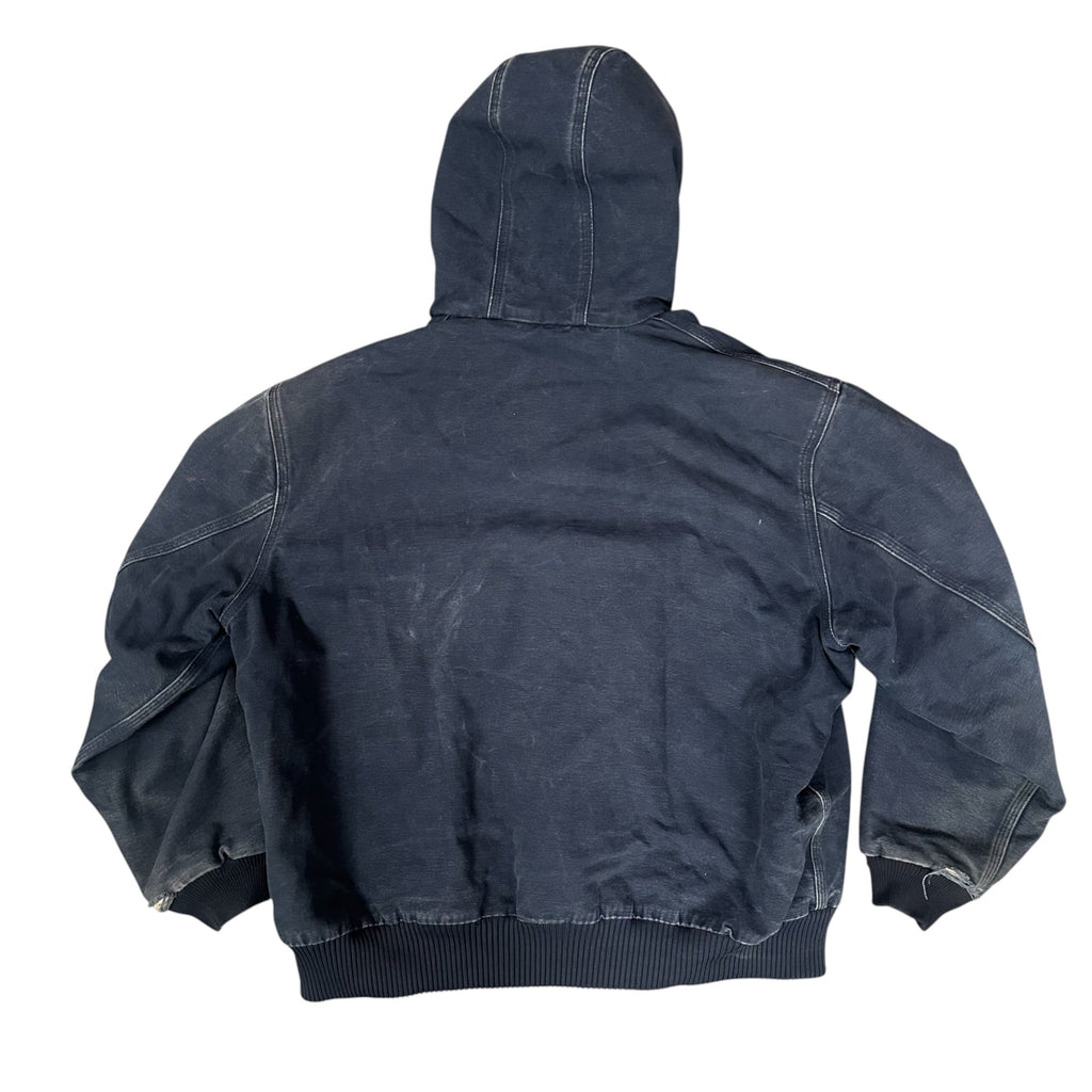Vintage Carhartt Navy Hooded Jacket