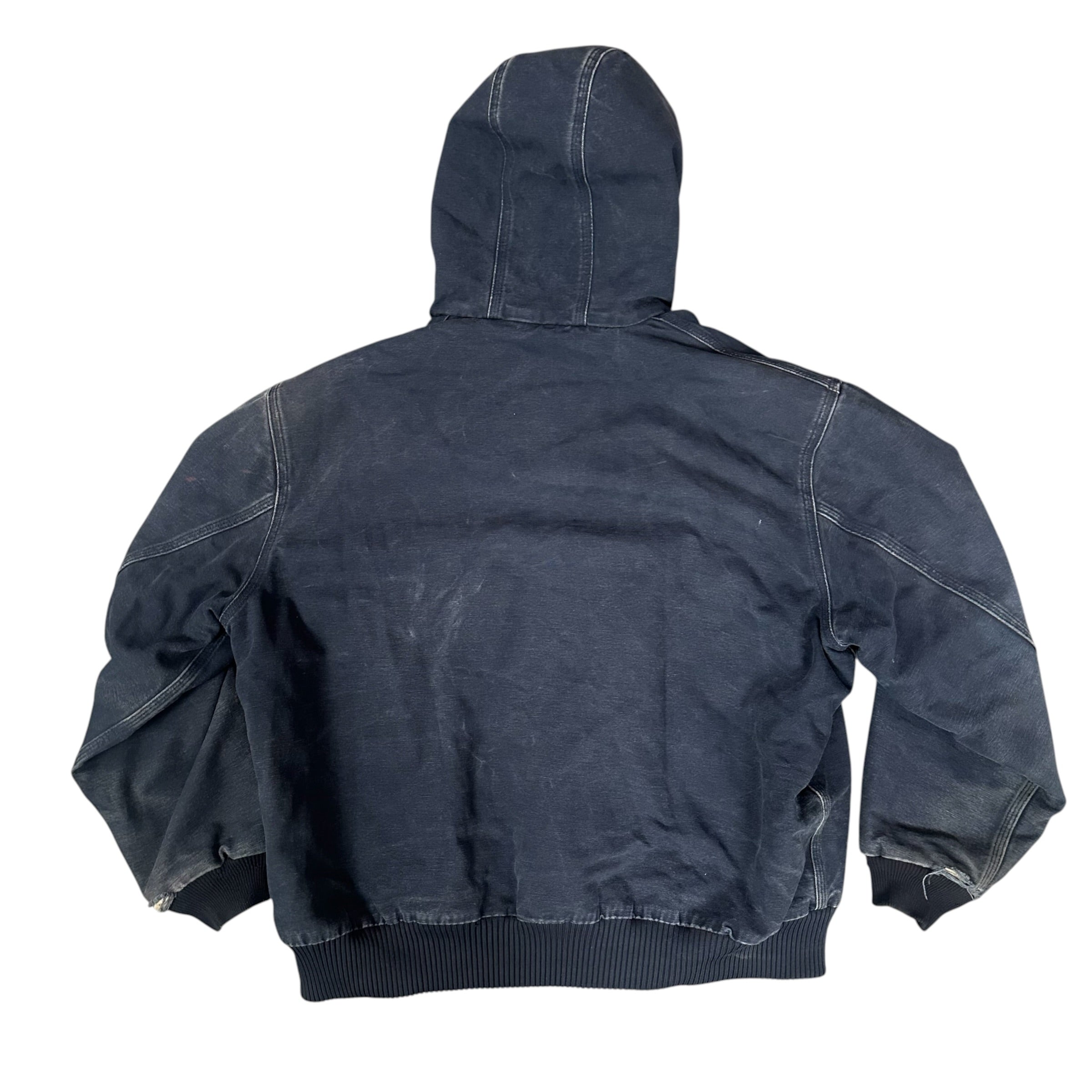 Vintage Carhartt Navy Hooded Jacket