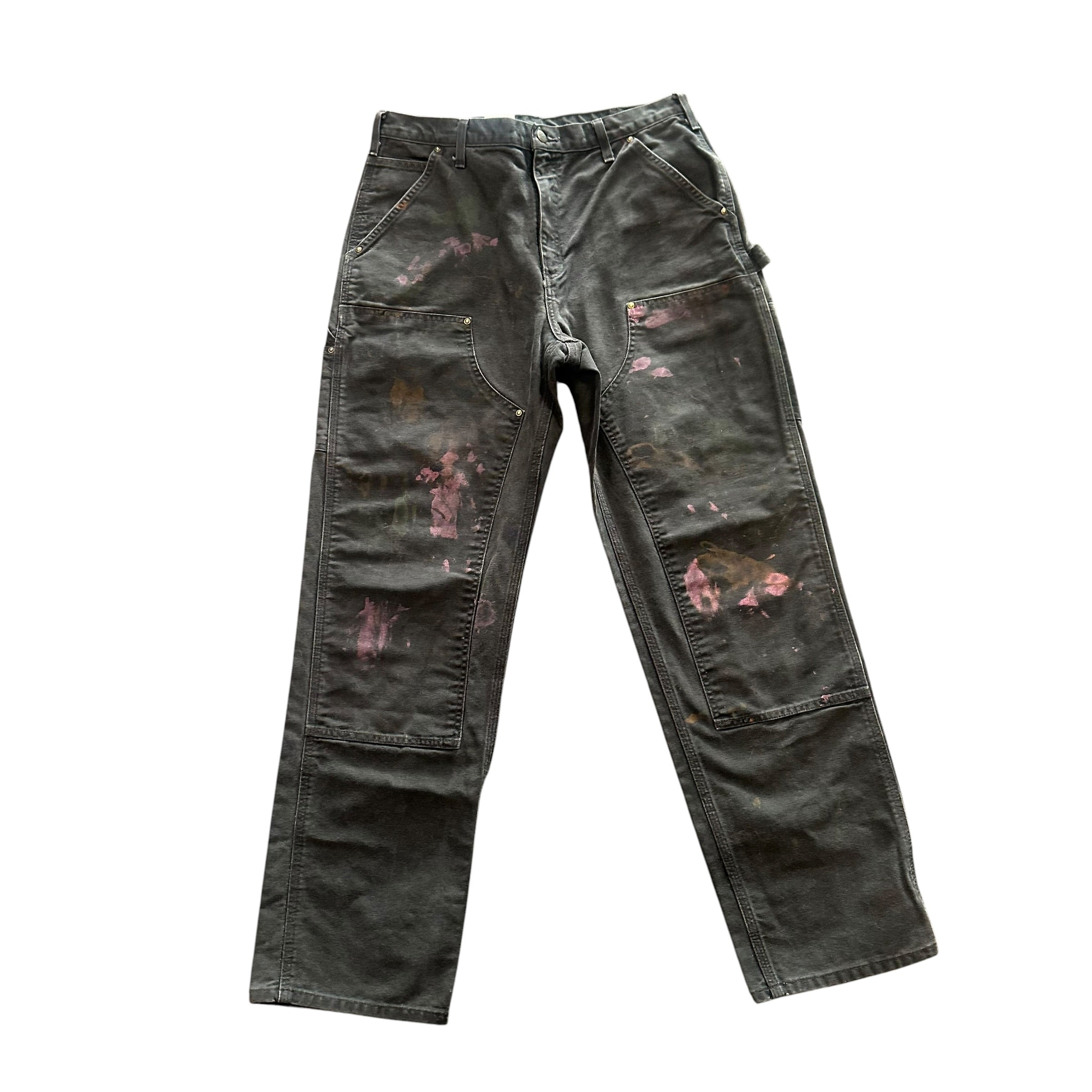 Vintage Carhartt Pink Paint Splatter Double Knee