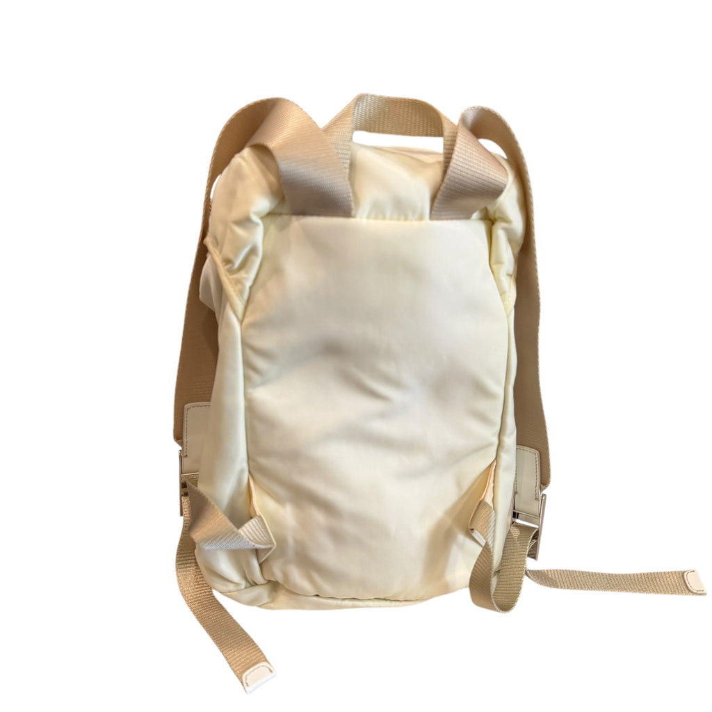 Prada Backpack White/Silver