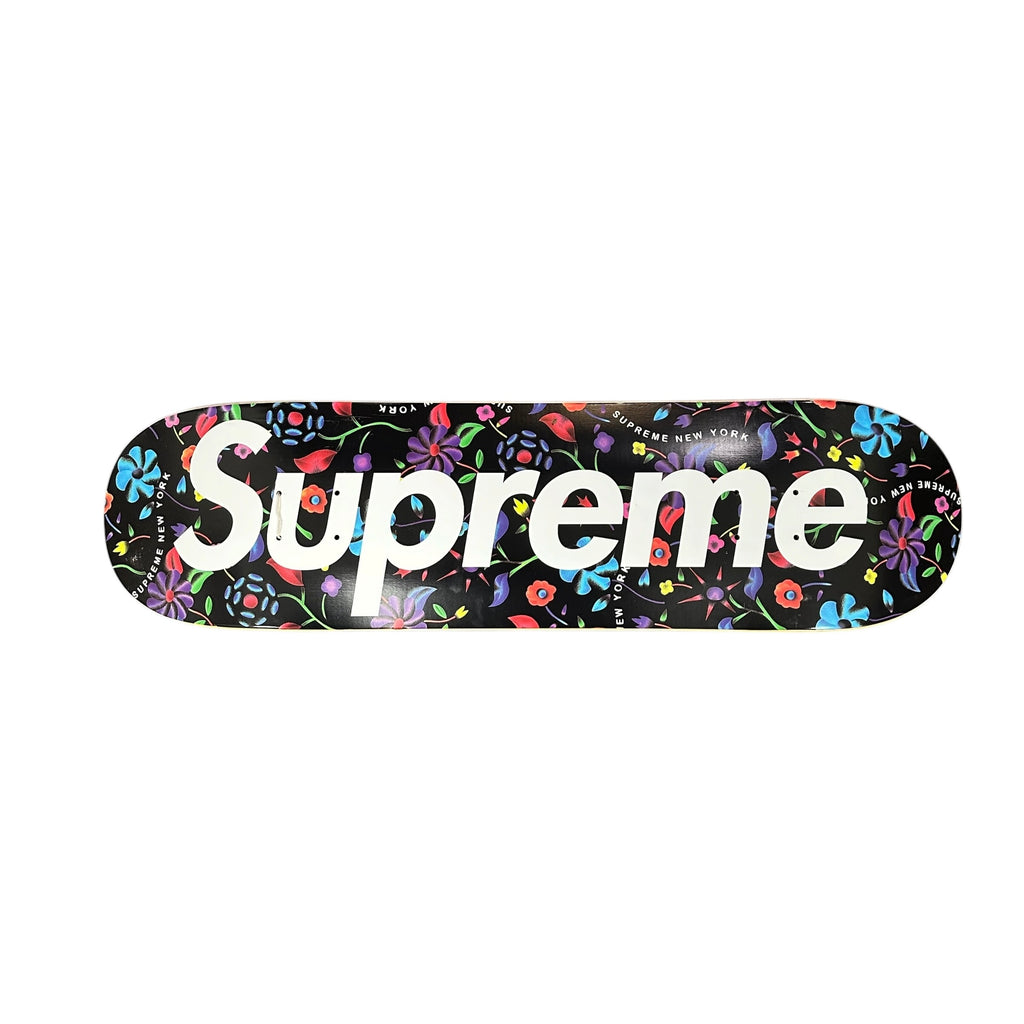 Supreme SS19 Airbrushed Floral Skateboard Skate Deck