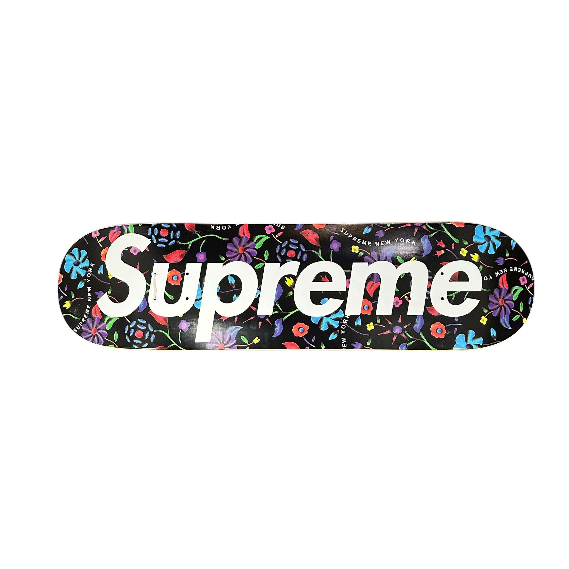Supreme SS19 Airbrushed Floral Skateboard Skate Deck