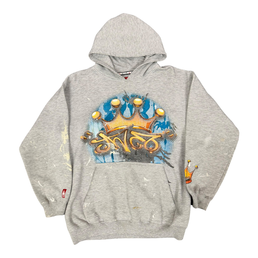 Light Grey Distressed Jnco Hoodie