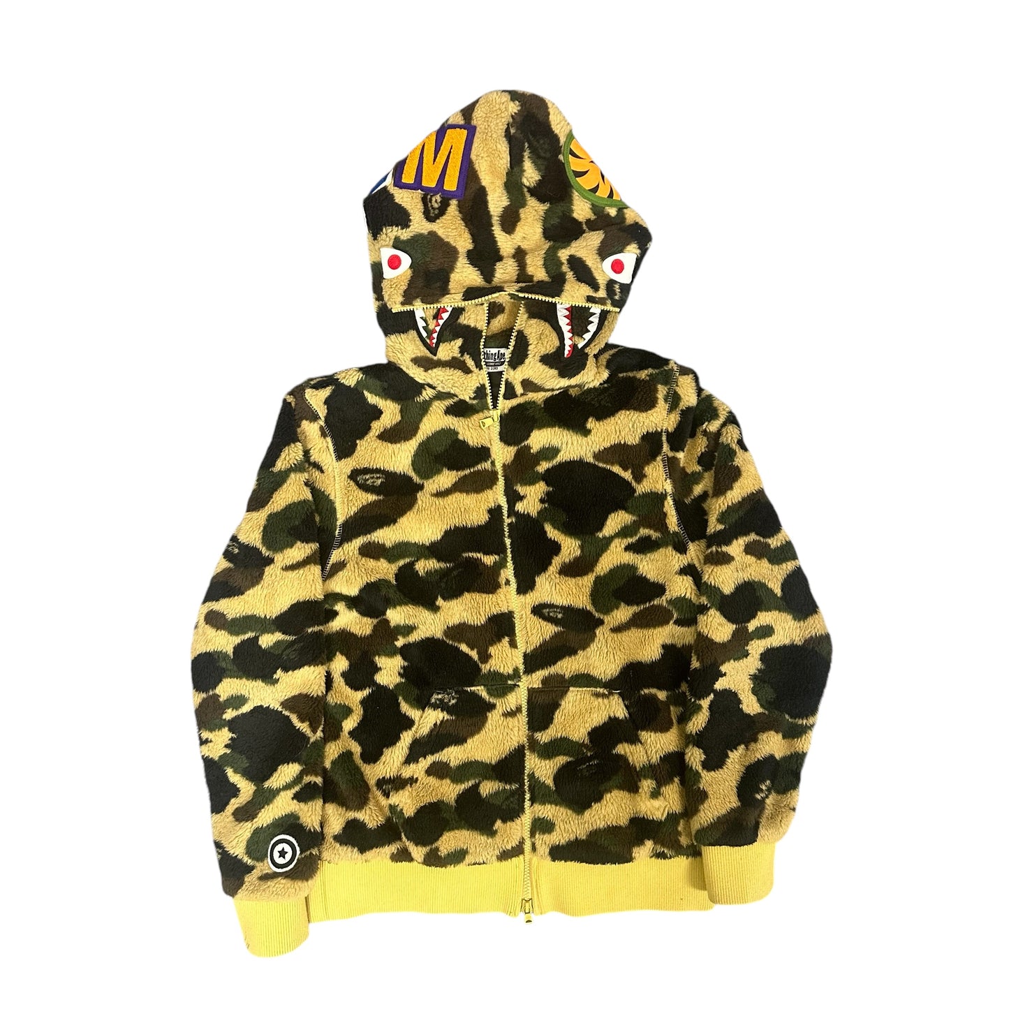 Bape Fleece Camo Zip Up Hoodie