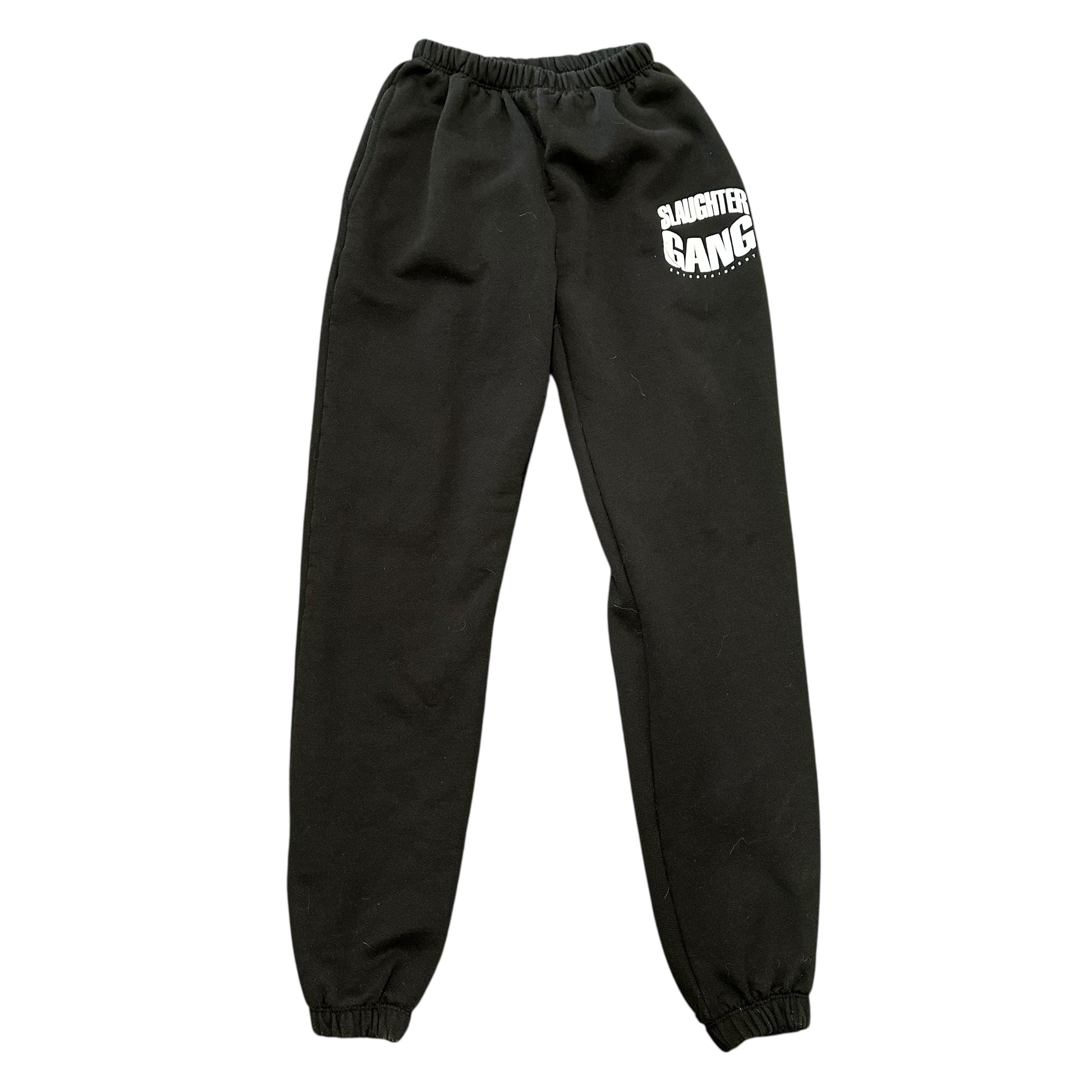 Slaughter Gang Black Sweatpants