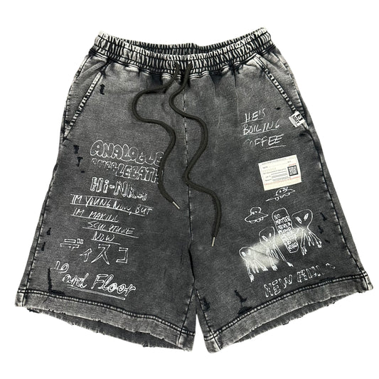 Maison Mihara Bleached Shorts