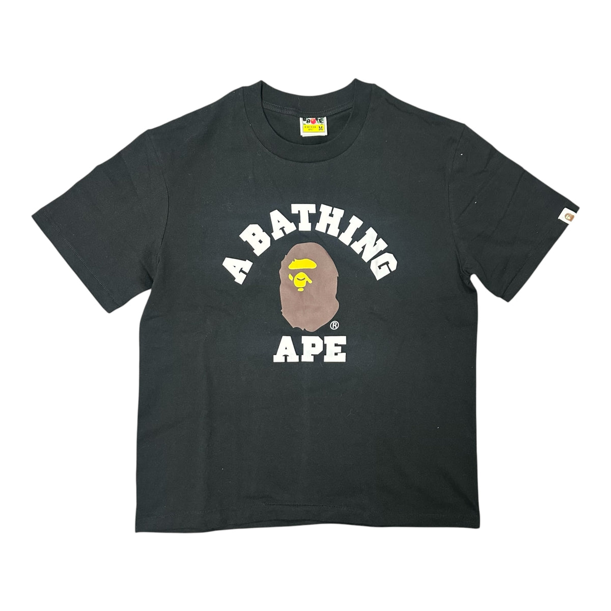 Bape College Black Tee
