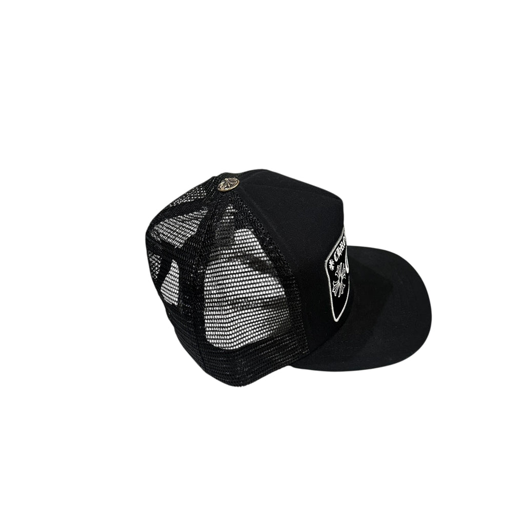 Chrome Hearts Black Miami Trucker Hat