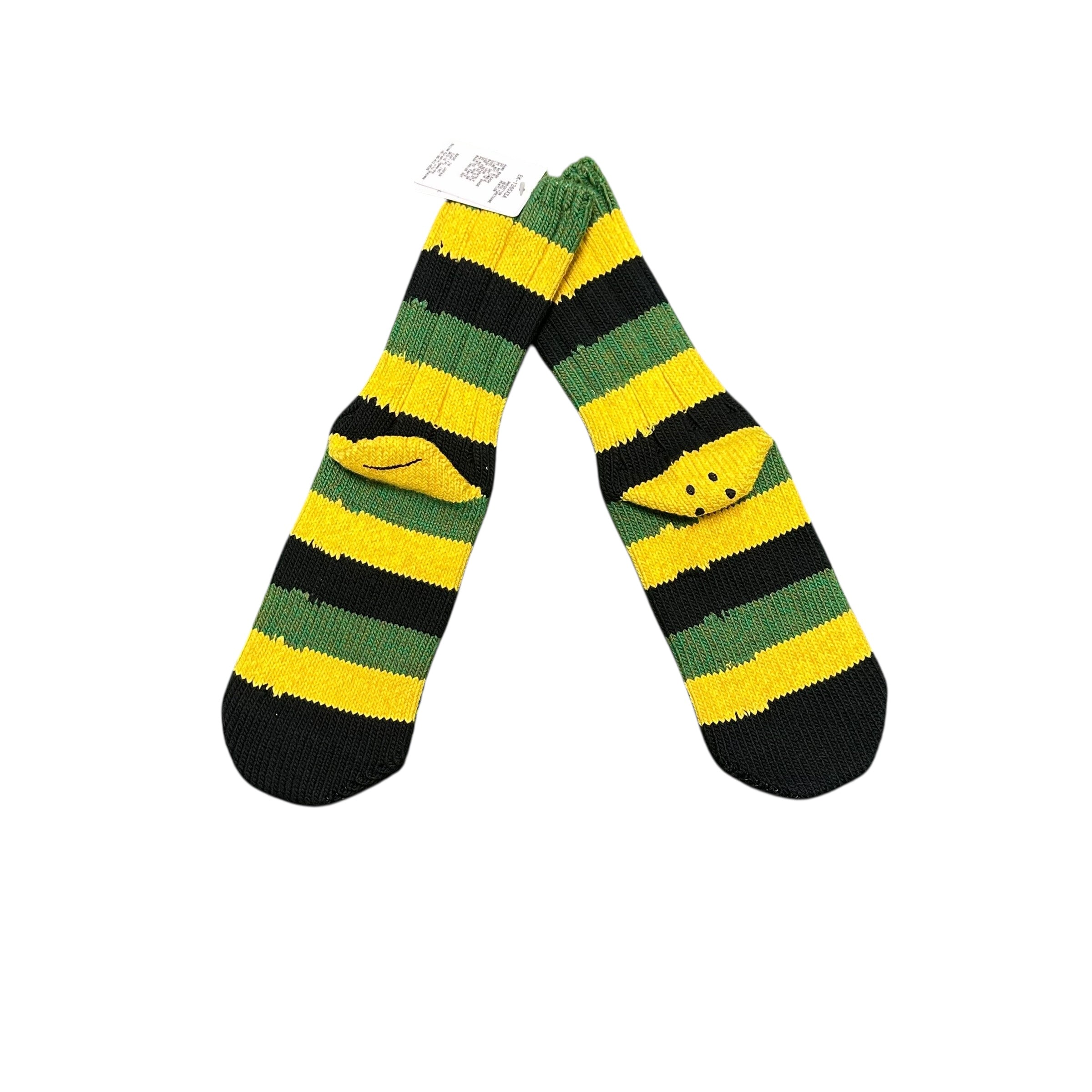 New Kapital Socks Green/Yellow/Black