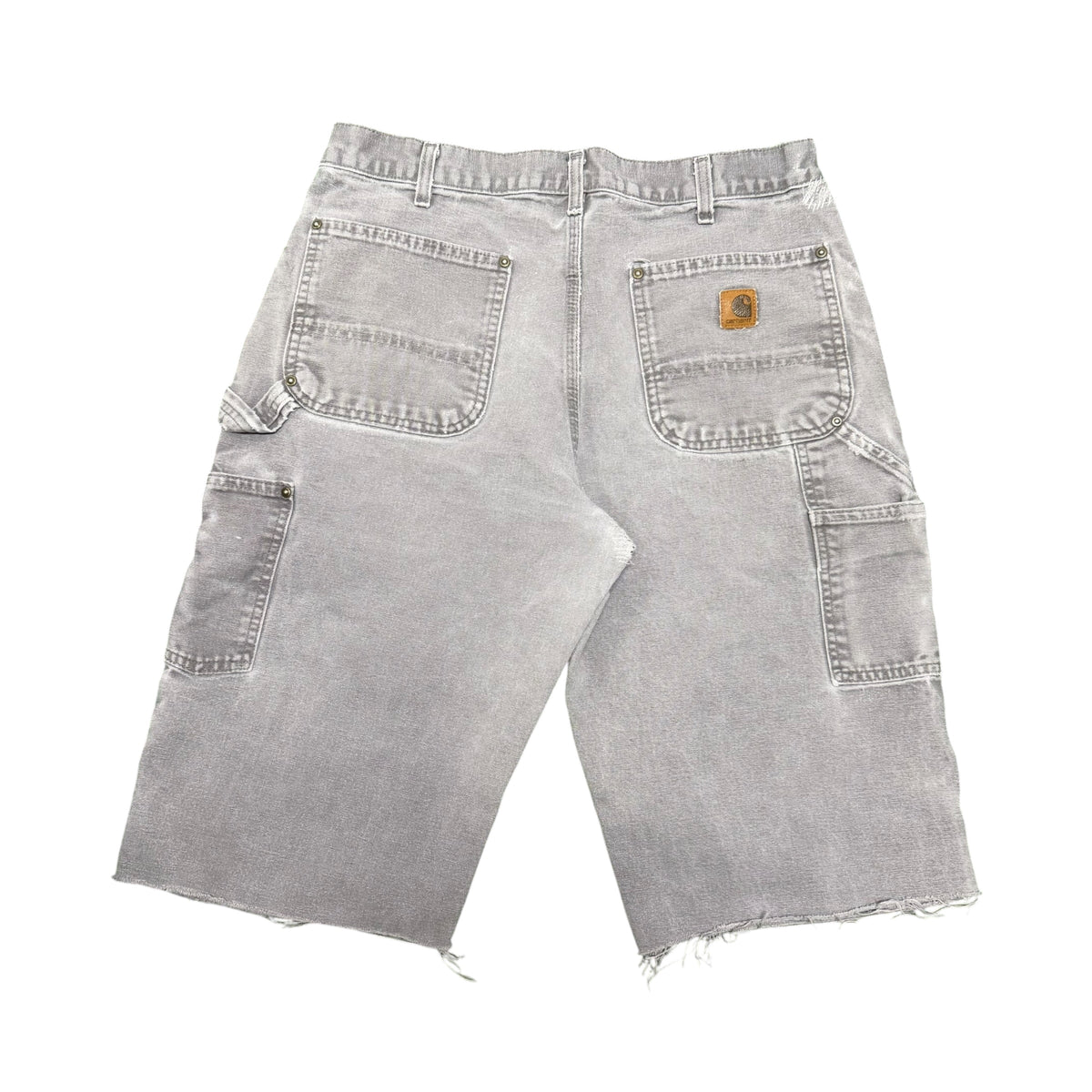 Vintage Gray Carhartt Double Knee Shorts (34)