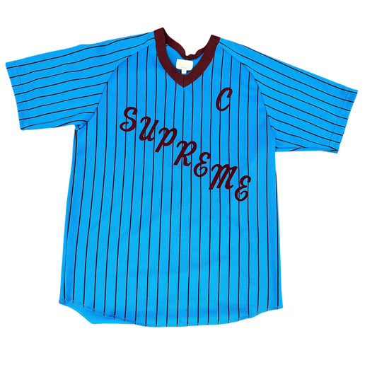 Supreme Blue Baseball Jersey