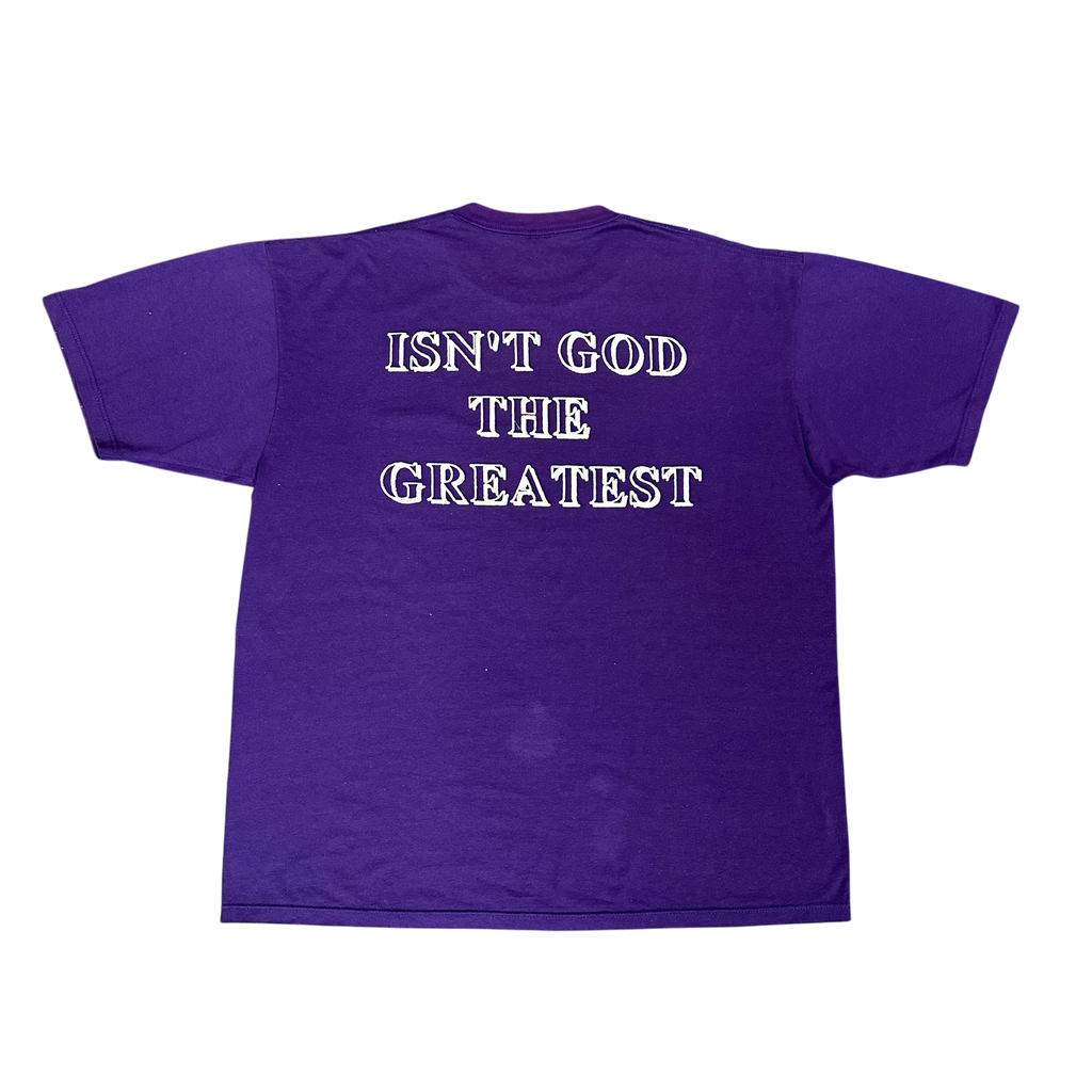 Vintage “God is Like…” Purple Tee