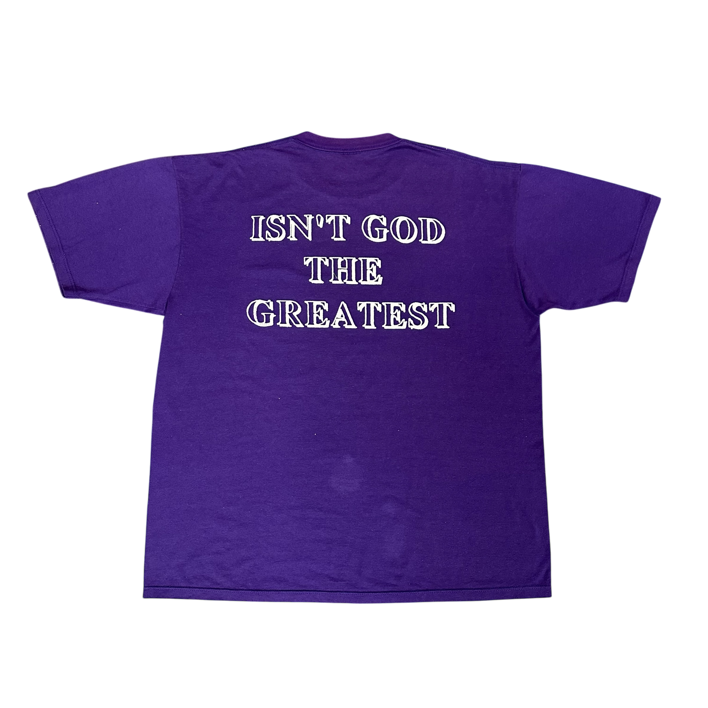 Vintage “God is Like…” Purple Tee