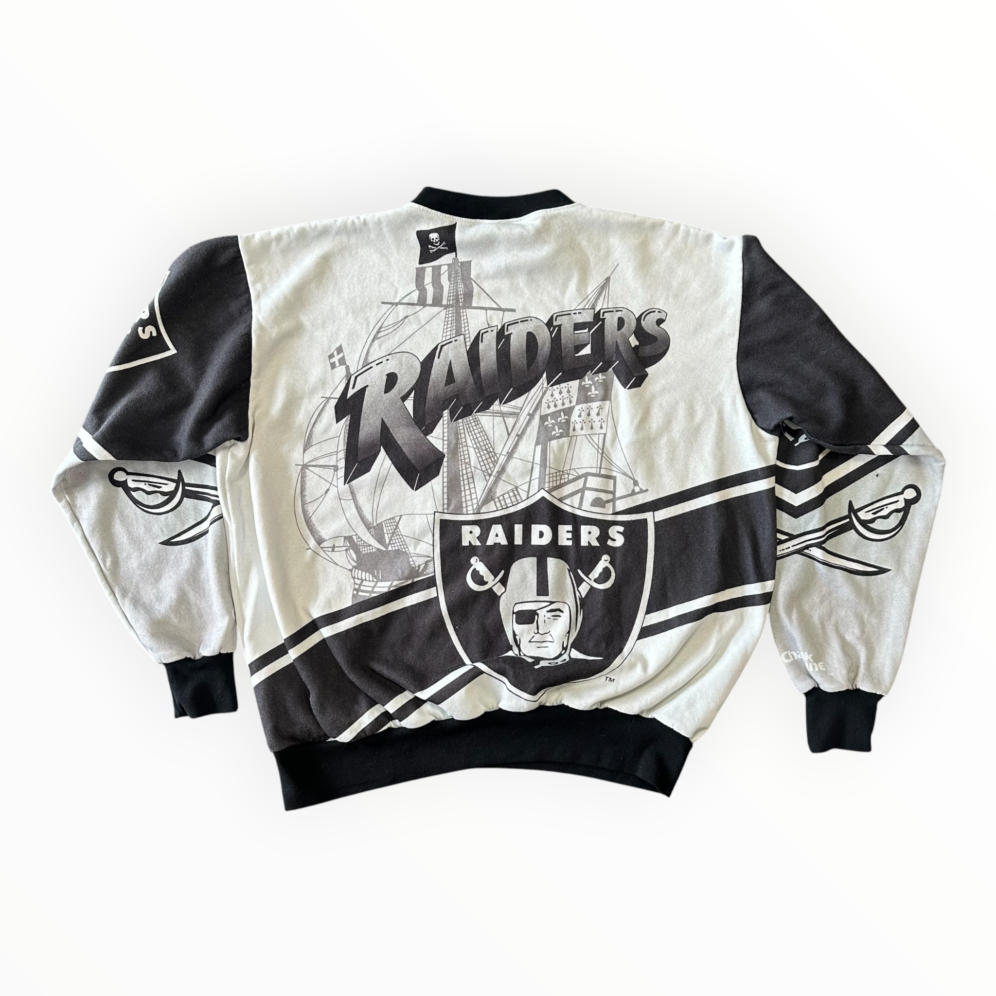 Vintage Raiders Chalk Line Crewneck
