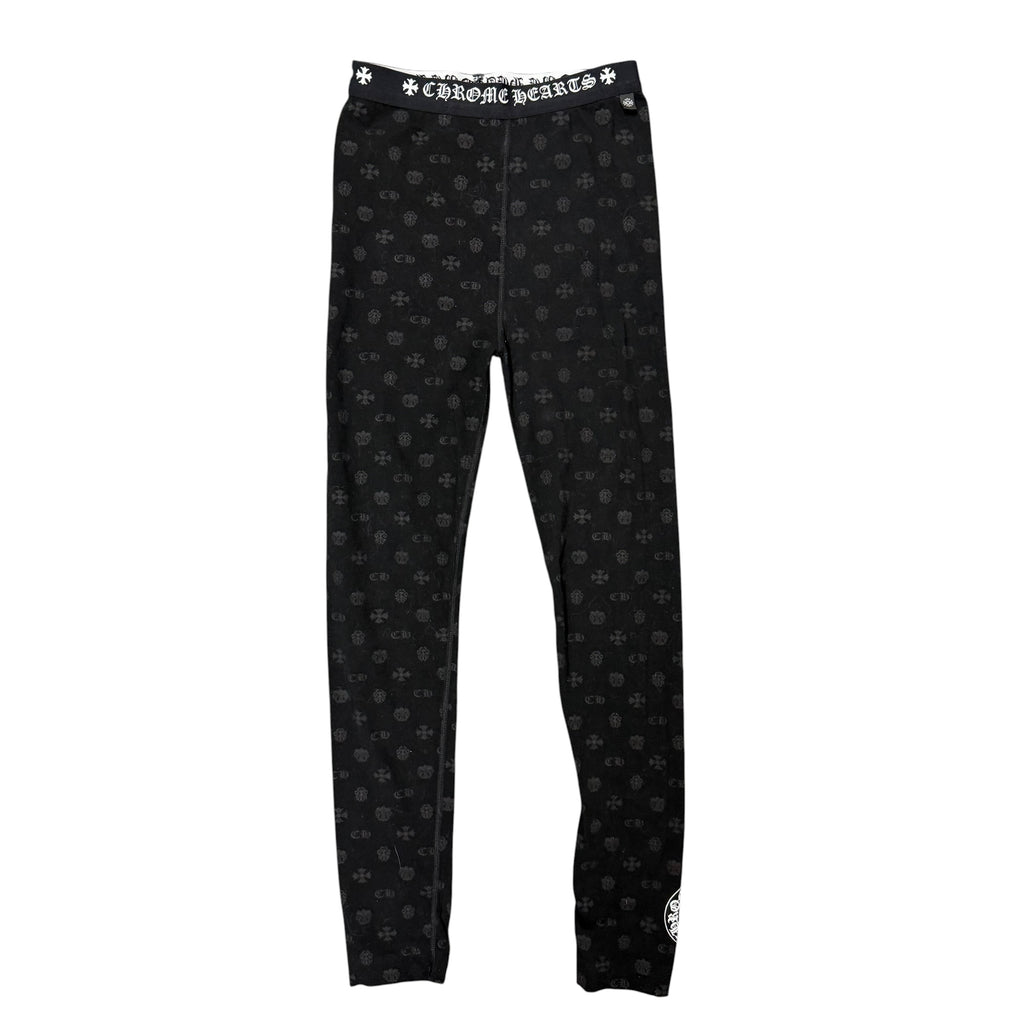 Chrome Hearts Black Monogram Leggings