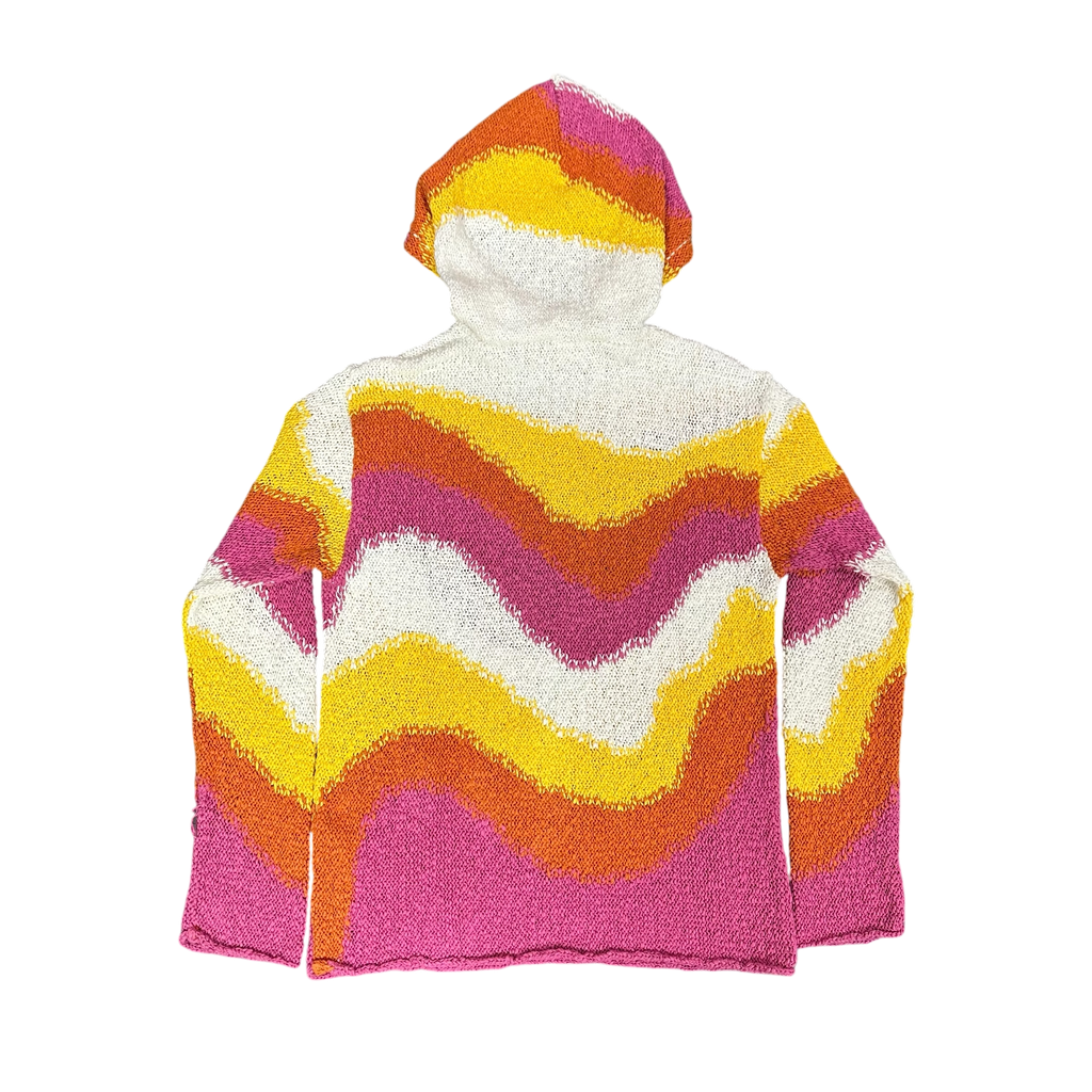 Marni Colorblock Crochet Hoodie