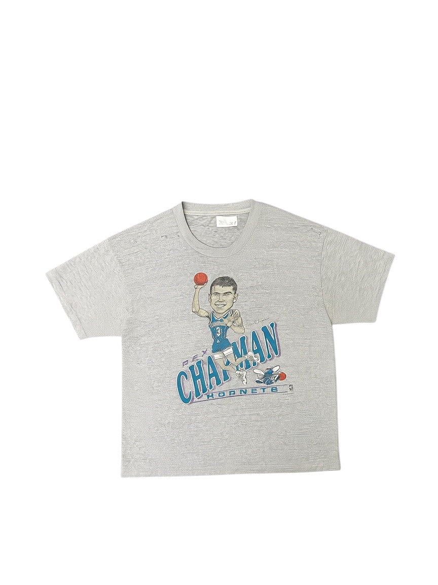 Vintage Gray Charlotte Hornets Tee