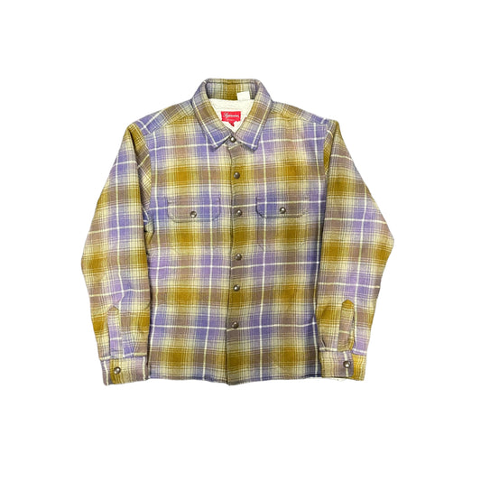 Purple/Gold Supreme Fleece Flannel