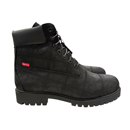 NEW Supreme x Timberland Patch Boots Black