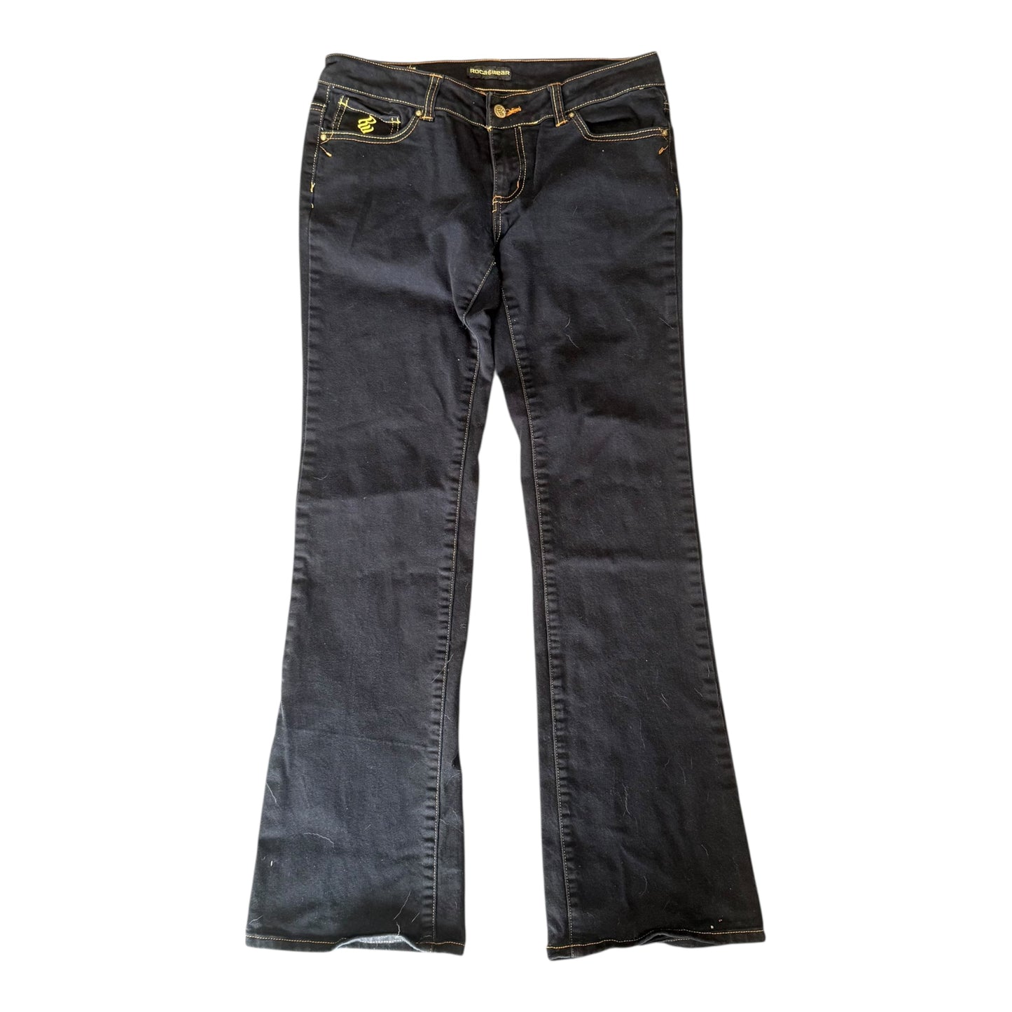 Black Rocawear Flare Jeans