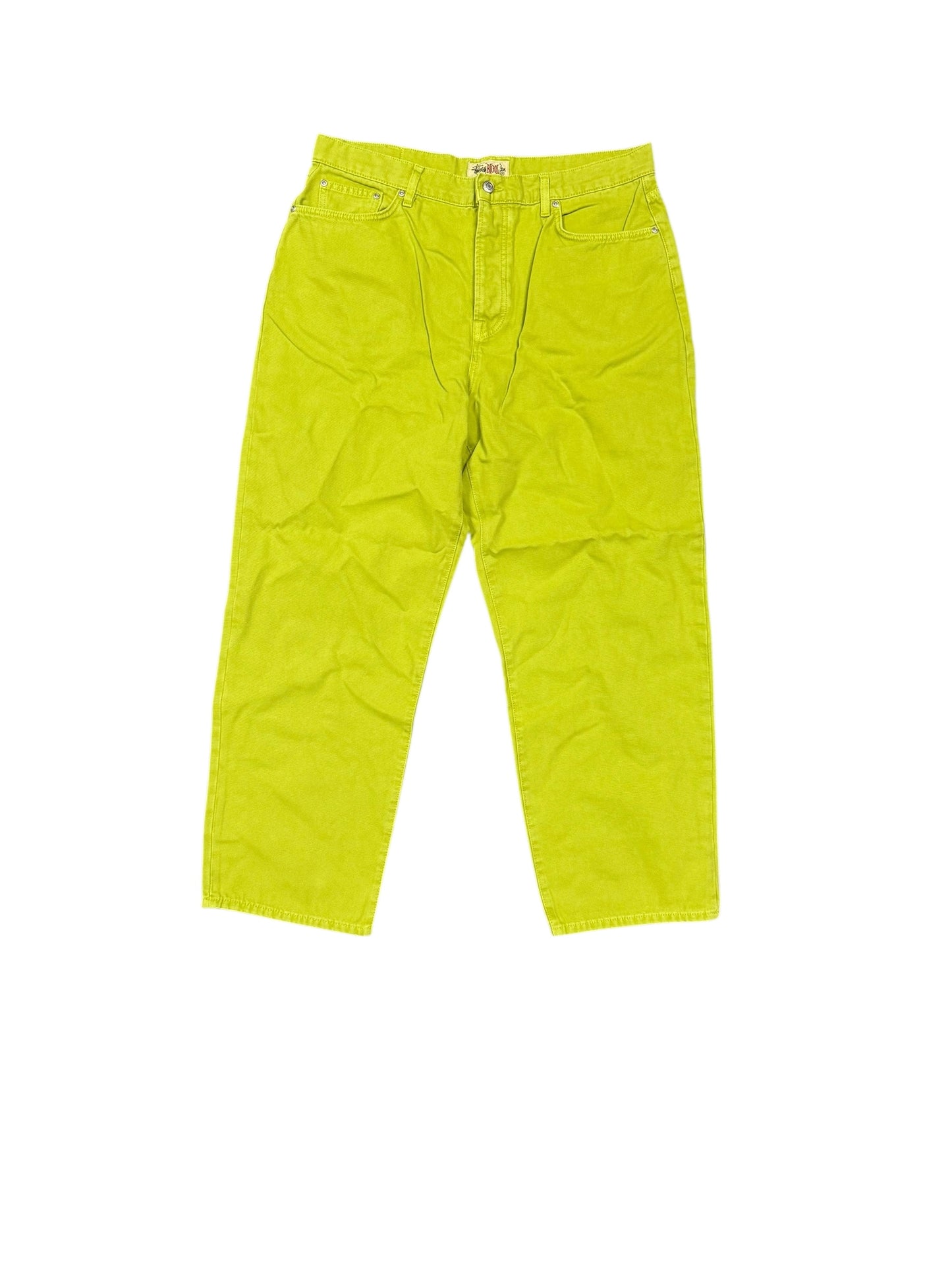 Stussy Green Denim