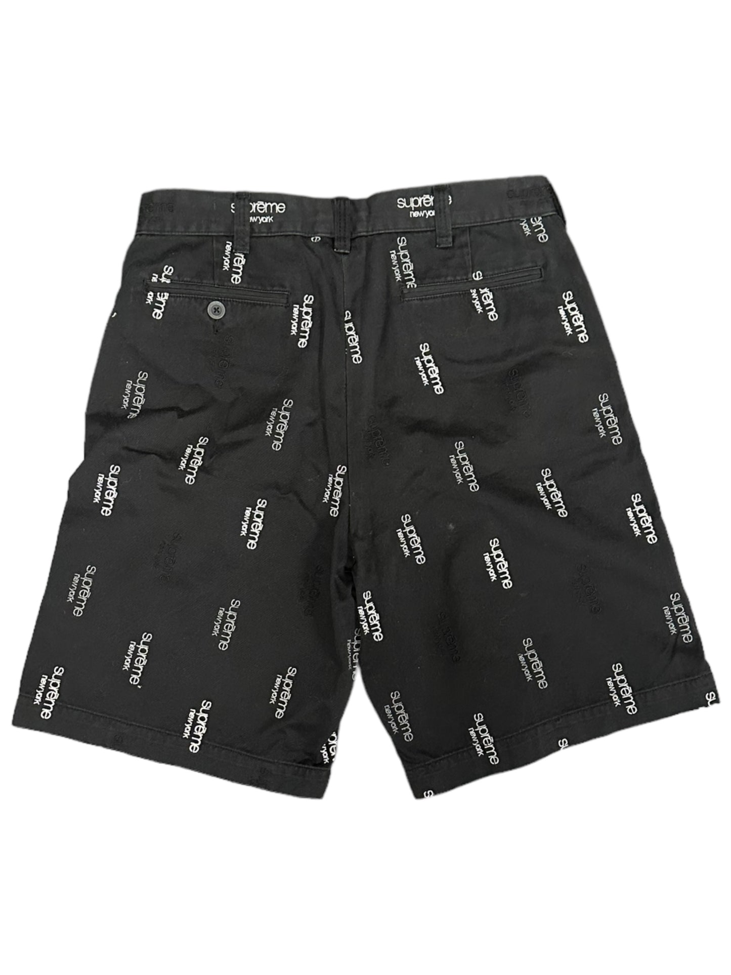 SUPREME CHINO BLACK SHORTS (GQNLS6)