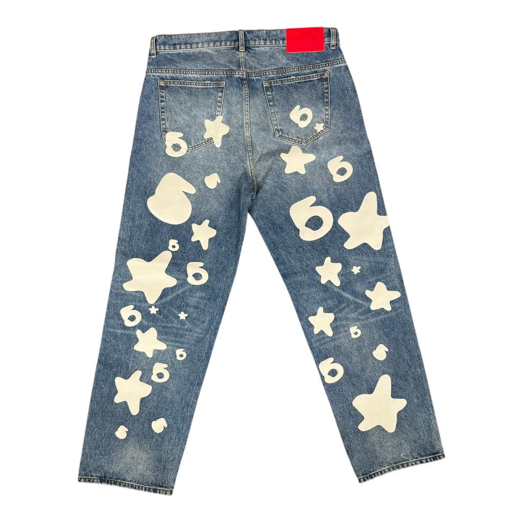 Sp5der "Beluga" Wash Denim jeans