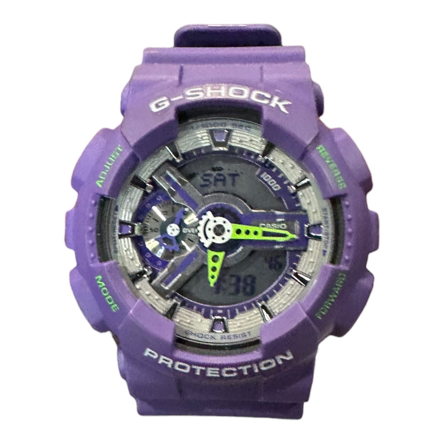 G Shock Purple/Silver Watch