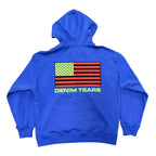 Denim Tears Pan African Zip Hoodie in Blue