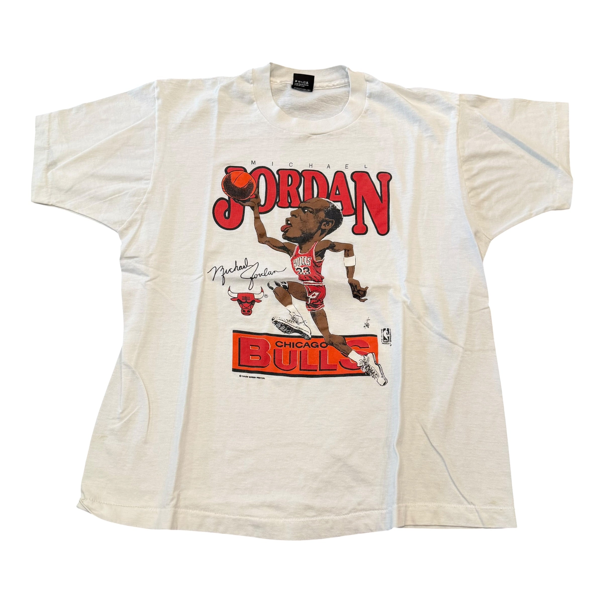1990s Michael Jordan Chicago Bulls Caricature Tee