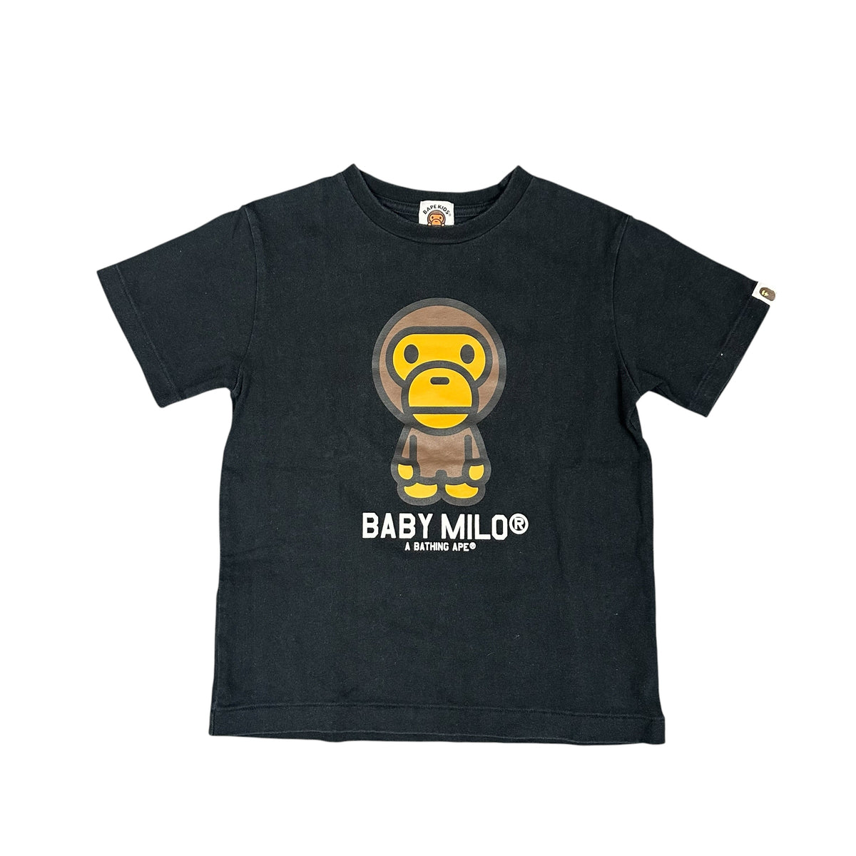 kids Bape Baby Milo Black Tee