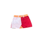 Evisu Red/Ornge Denim Skirt