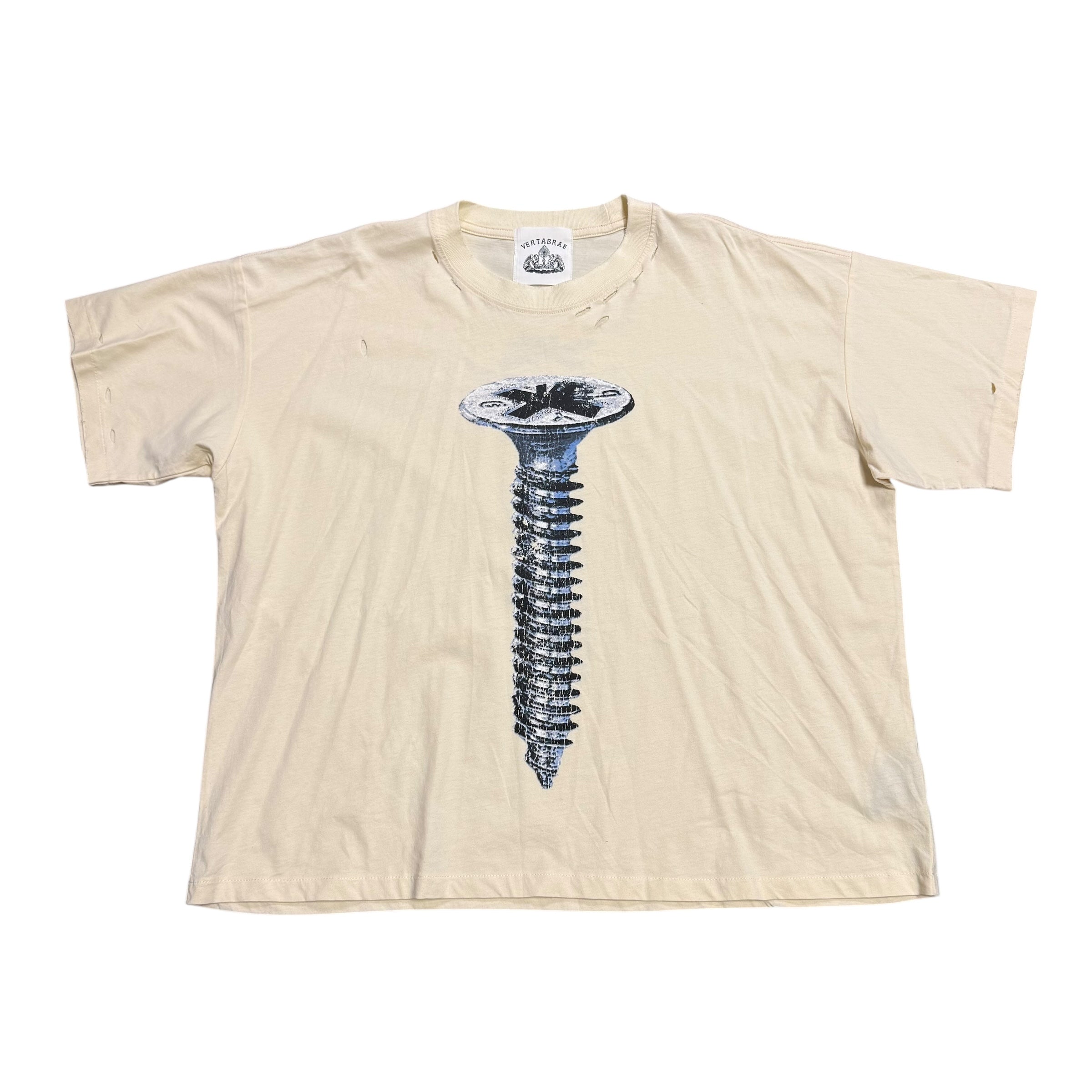 Vertabrae Screw Tee Cream
