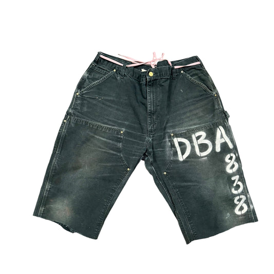 DBA X Carhartt Black Double Knee Shorts
