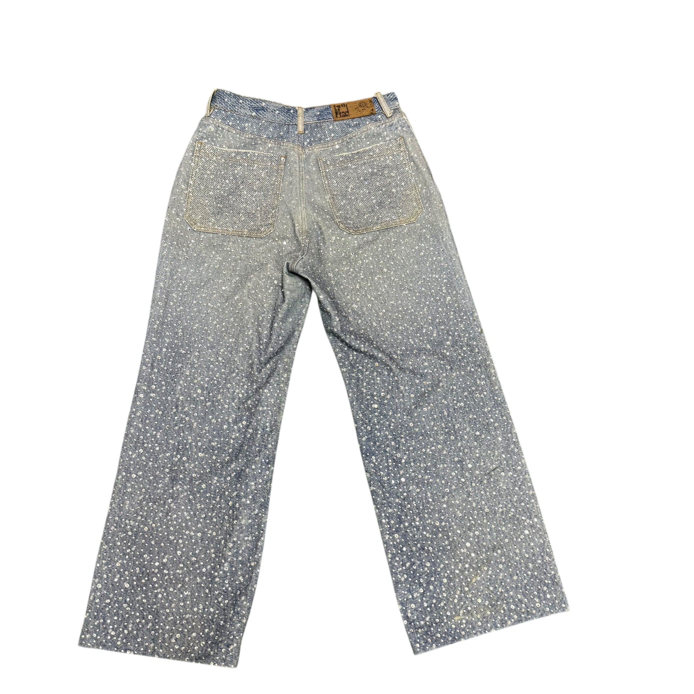 Birth Of Royal Child Rhinestone Denim