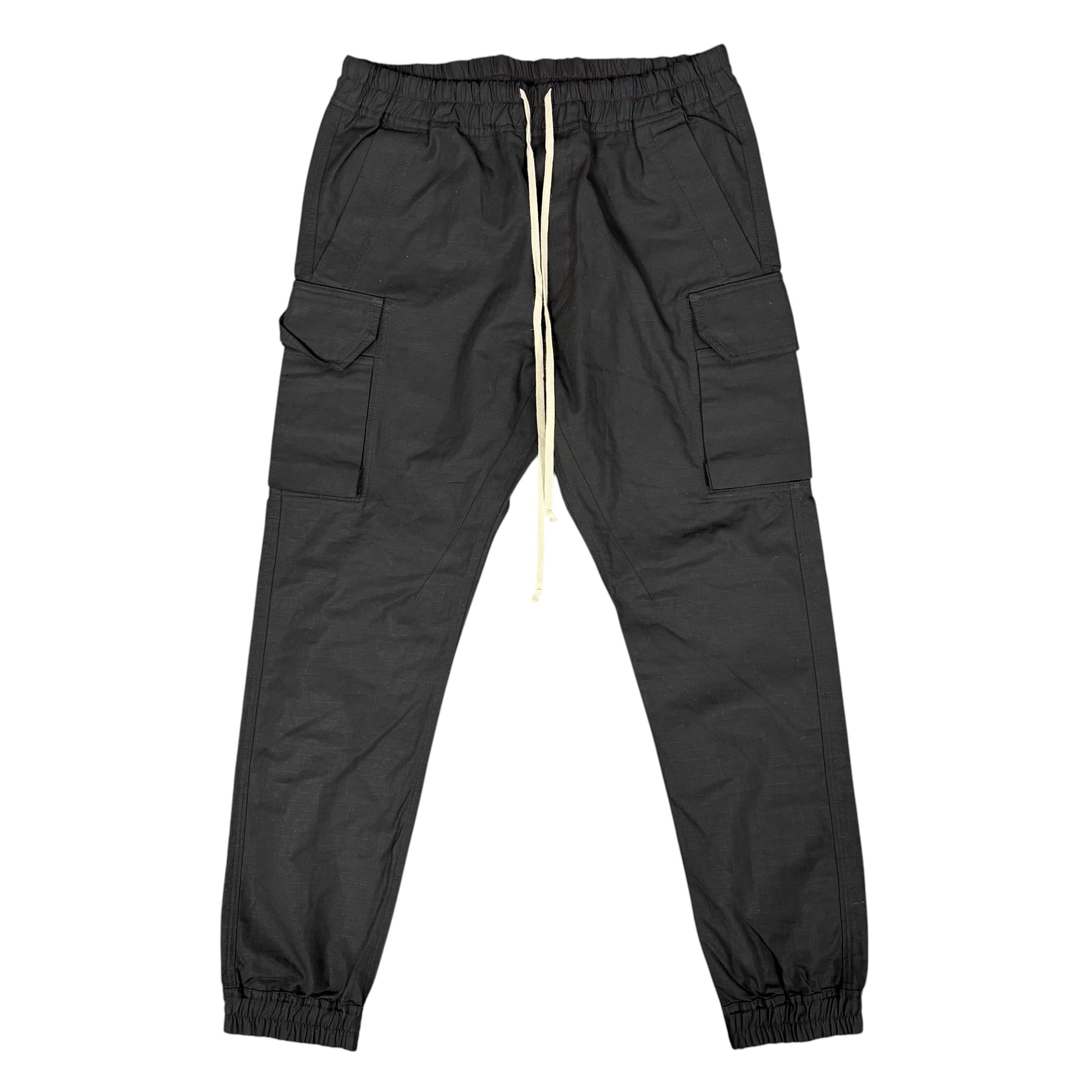 Rick Owens DRKSHDW Black Cargo Pants