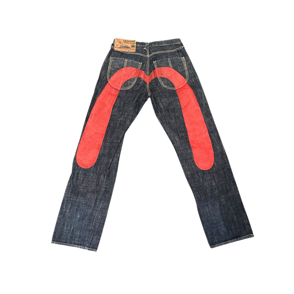 Vintage Evisu Denim Dark Blue/Red