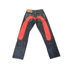 Vintage Evisu Denim Dark Blue/Red