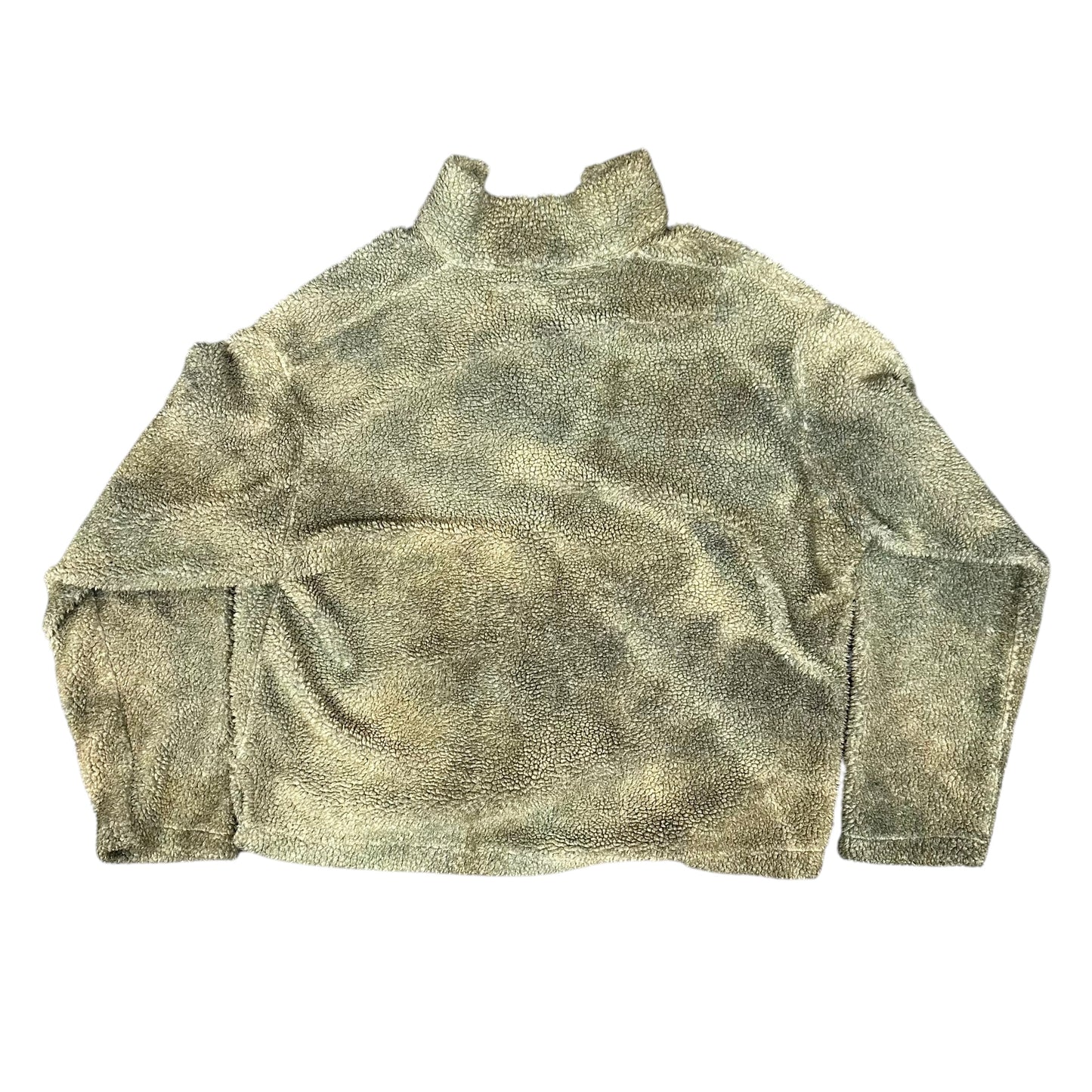 Green Cactus Plant Fleece Pullover